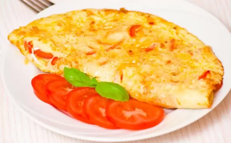 tomato omelet for an egg diet
