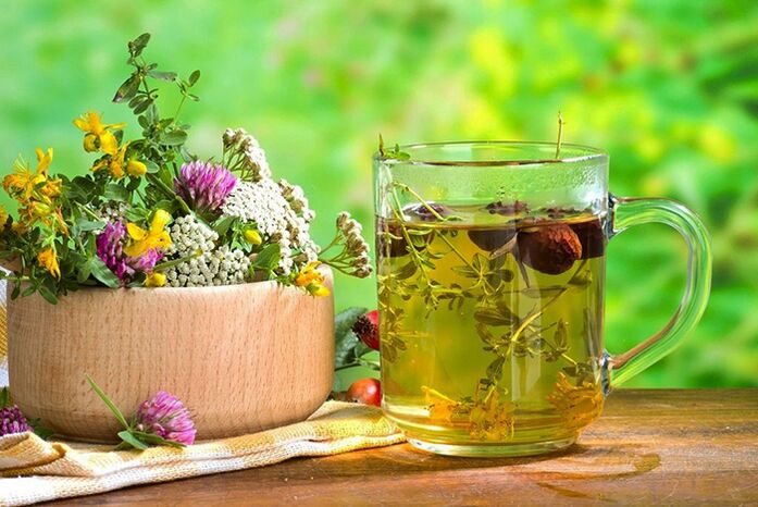 During a kefir fasting day, you need to drink herbal teas