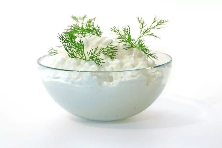 cottage cheese with a water diet